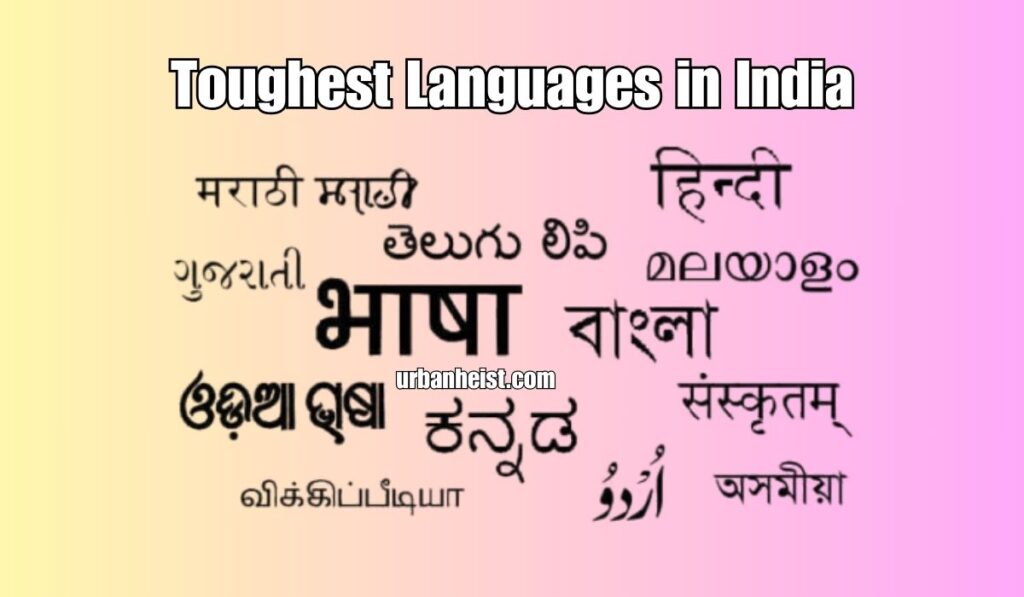 Toughest Languages in India