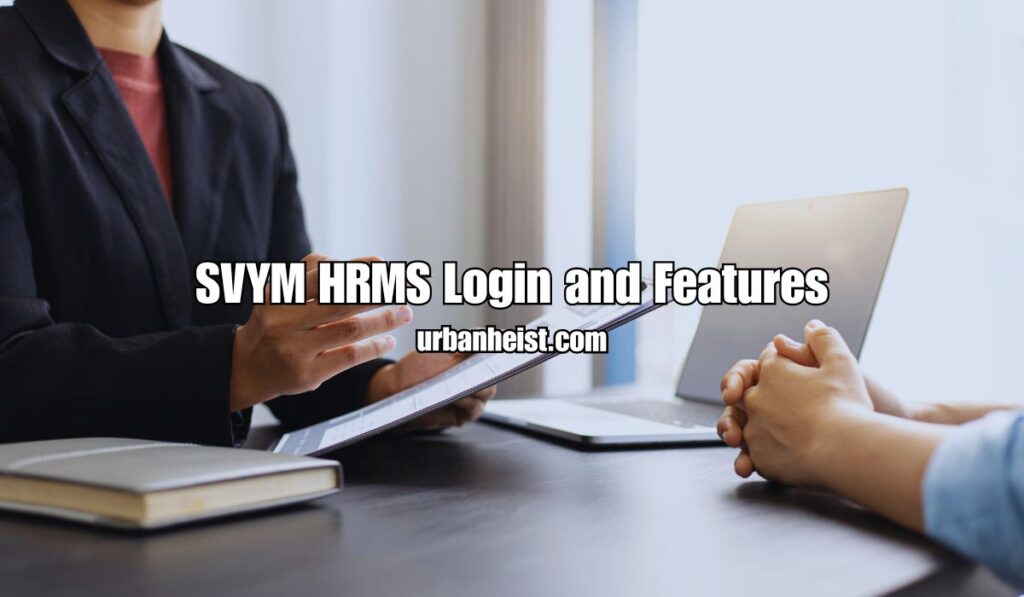 SVYM HRMS Login and Features