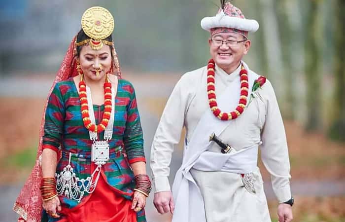 Traditional Wedding Attire of Sikkim