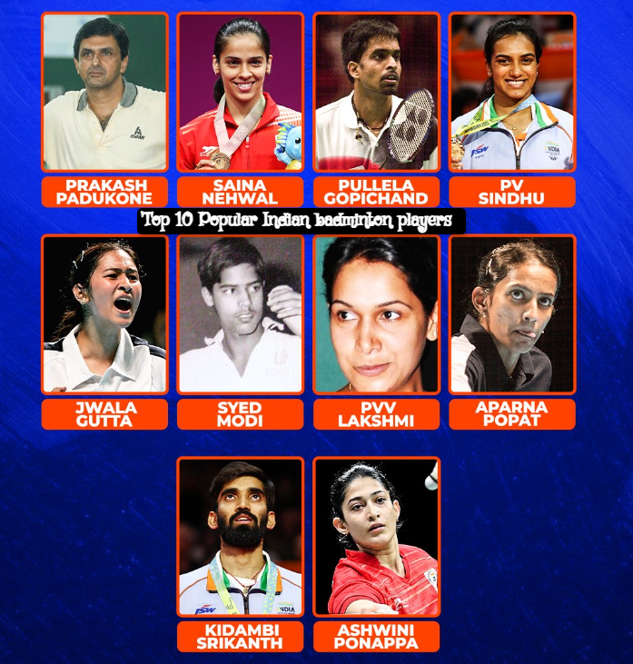 Indian badminton players