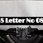 RSS Letter No 0876